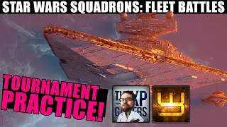 SQUADRONS FLEET BATTLES + TOURNAMENT PRACTICE! (ft. XPGamers + W4stedSpace + EcksCrew)