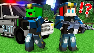 How Mikey and JJ Became SWAT in Minecraft? - Minecraft (Maizen)