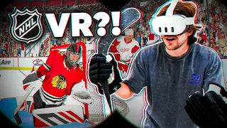 PLAYING NHL IN VIRTUAL REALITY?!