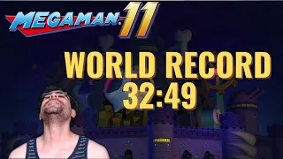 FWR Mega Man 11, Speedrun in 32:49! Normal mode, any%, no OoB!