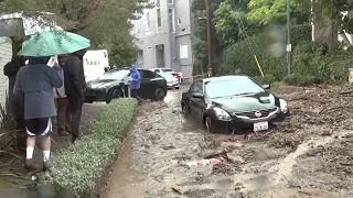 Historic rainfall causes mudslides in Los Angeles