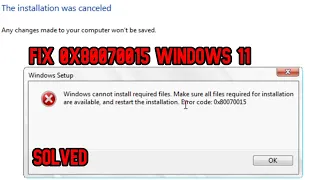 (FIX) Windows Cannot Install required File (SOLVED) FIXED 100% Windows 11