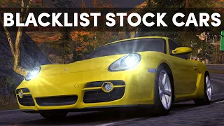 NFS Most Wanted - Blacklist Rivals Drive Stock Cars