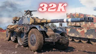 Panhard EBR 105  16K Spot + Damage & Panhard EBR 105  16.8K  World of Tanks Replays 4K