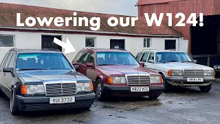 It's time to lower our Mercedes Diesel Wagon! S124 / W124 300TD Diesel