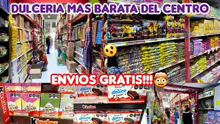 😱WOOW😱  DULCERIA MAS GRANDE Y BARATA 🫨 Aqui se surten las Dulcerias 👇  REALIZAN ENVIOS GRATIS 🤯