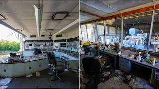 Inside Abandoned Power Plant During Active Demo