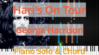 🎹Solo & Chord, Hari's On Tour, George Harrison, Synthesia Piano