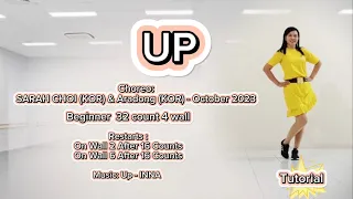 UP / Tutorial Line Dance / Choreo:SARAH CHOI (KOR) & Aradong (KOR)