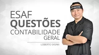 ESAF | Questões de Contabilidade | Loberto Sasaki