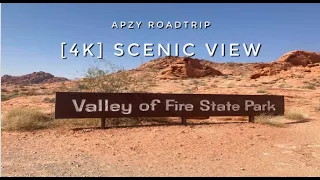 Valley of Fire | Valley of Fire State Park Nevada [4K] Scenic Drive