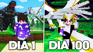 EU PASSEI 100 DIAS NO ORESPAWN, O MOD MAIS DIFÍCIL DO MINECRAFT - Minecraft OreSpawn O FILME