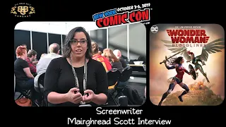 NYCC 2019 | Wonder Woman: Bloodlines | Mairghread Scott (screenwriter) Interview