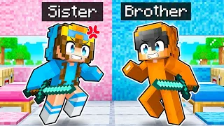 Nico’s Sister vs Nico’s Brother in Minecraft!