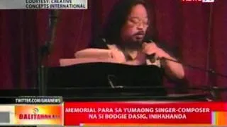 BT: Memorial para sa yumaong singer-composer na si Bodgie Dasig, inihahanda