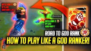 (Dragon Ball Legends) How to PLAY Like a GOD RANK PVP PLAYER! 5 SIMPLE TIPS!