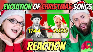 Peter Hollens Evolution Of Christmas Music (1744-2020) REACTION! Irish Couple React #Vlogmas