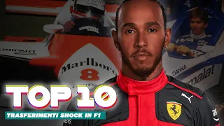 TOP 10 TRASFERIMENTI CHE HANNO SHOCKATO LA F1 😱