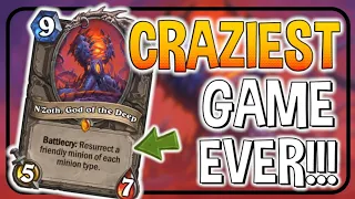 N'Zoth Rogue MOST INSANE GAME EVER!! | Hearthstone | Forged in the barrens |