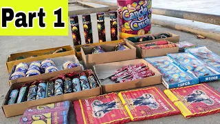 (Part 1) 2019 diwali stash | diwali stash2019 | diwali stash video | diwali stash testing |crackers