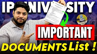 IP University IMPORTANT List of Documents required for Admission 2024✅