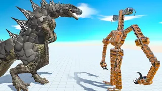 NOWA GODZILLA vs SIREN HEAD - KTO JEST SILNIEJSZY? - Animal Revolt Battle Simulator PL