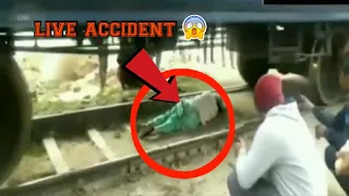 😱 A Woman Saved Her Life By Lying Down On a Railway Track | Live Train Accident