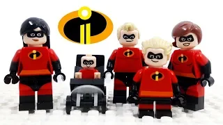 Lego Disney Pixar Incredibles 2 - Stop Motion Cartoon For Kids | Compilation LuckyCleverToys