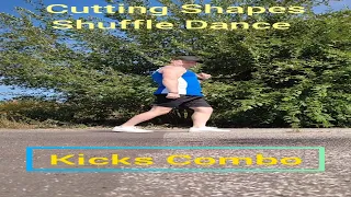 Cutting Shapes/ Shuffle Dance kicks combo Tutorial vol.1 #shorts