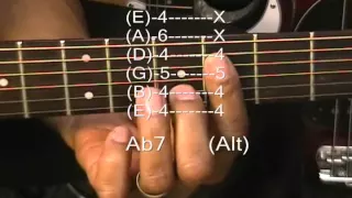 Marvin Gaye Grapevine Guitar Chord TABS Tutorial 113  Motown Style Chords @EricBlackmonGuitar