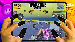 WARZONE MOBILE ON IPAD PRO 120FPS 4K HANDCAM SMOOTH GAMEPLAY