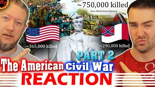 The American Civil War (Part 2) - OverSimplified REACTION