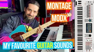 My Favourite GUITAR sounds on the Yamaha MONTAGE and MODX