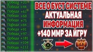 Все о буст системе, смурф пул, актуальная информация. +100 ммр за игру