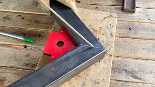 few know the secret trick of cutting square pipe for 90 degree welded joint