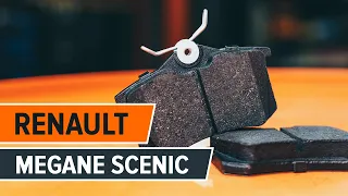 How to change rear brake pads on RENAULT MEGANE SCENIC [TUTORIAL AUTODOC]