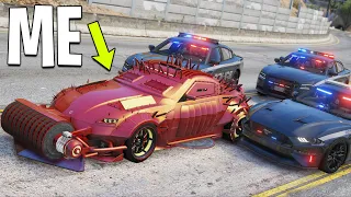 I Became A Getaway Driver In A Spike Car on GTA 5 RP