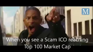When you see a scam ICO reach top 100 on coinmarketcap