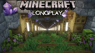 Minecraft Hardcore Longplay - Lush Cave Entrance (No Commentary) Relaxing Gameplay 1.19