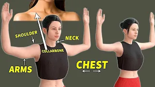 ARMS + CHEST + COLLARBONE + SHOULDER + NECK | 5IN1 WORKOUT FOR FLABBY SKIN