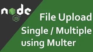 Node js Express Tutorial In Hindi #18 Single Multiple File Upload Express using Multer