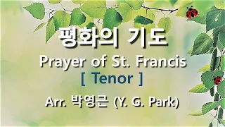 평화의 기도 ( Arr. 박영근 ) / Ten.  #기도합창 #기도찬양  #묵상찬양 #hymn