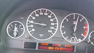 BMW E39 520d acceleration