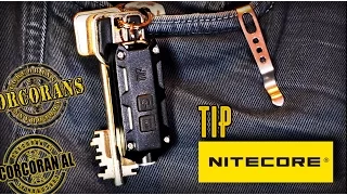 Самый мощный наключный фонарь в мире Nitecore TIP