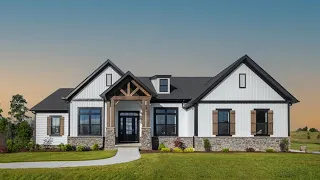 Video Tour: Ravenna, OH Charleston II Modern Hill Country (Shown with Opt. Features) | Custom Home