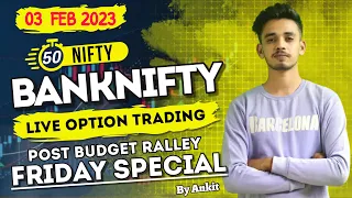 03 Feb | Live Market Analysis For Nifty/Banknifty | Trap Trading Live |  Market Analysis by Ankit