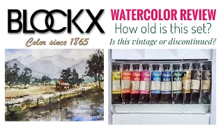 BlockX Watercolor REVIEW : is this a vintage set?