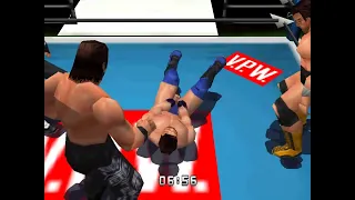 Virtual Pro-Wrestling 2 freem Edition CPU Matches - 40-Man Battle Royal