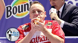 “He’s Not an Athlete!!” – Why Rich Eisen Won’t Let His Kids Watch Joey Chestnut Devour Hot Dogs