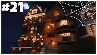 🚪Residential building🎃// Building a City №21 // Minecraft Timelapse